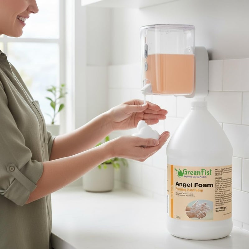 GreenFist Foaming Hand Soap Refills [ Foam Refill ] Gentle-Hand Wash Lemon Scent, 128 ounce (1 Gallon) - Image 2